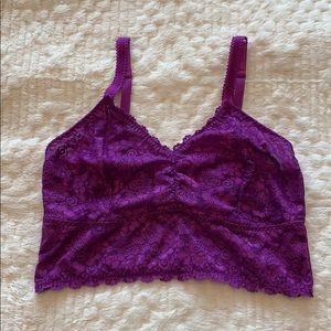 Purple bralette